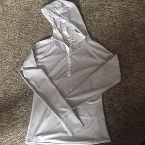 Gray Nike Dri-Fit Running Shirt